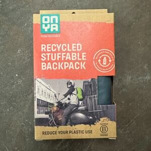 RECYCLED STUFFABLE BACKPACK Onya Reduce Plastic NEW 14 L